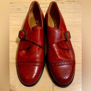 Like new Clif red monk strap oxfords